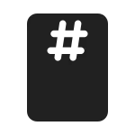 Document Top Center SVG Icon